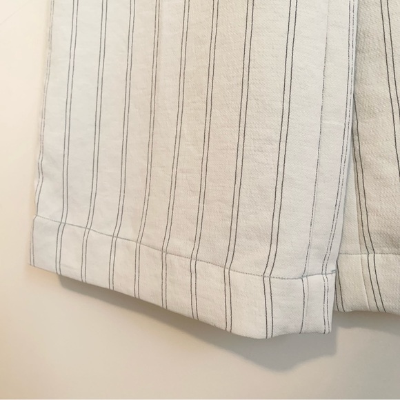 Artizia Wilfred Faun Pant White Grey Stripped Sz 00 - Picture 9 of 12